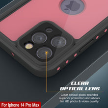 Load image into Gallery viewer, Funda impermeable IP68 para iPhone 14 Pro Max, Punkcase [Rosa] [Serie StudStar] [Ajuste Delgado] [A prueba de suciedad]
