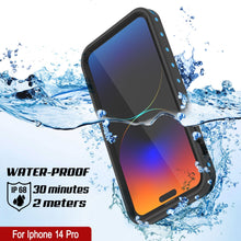 Load image into Gallery viewer, Funda resistente al agua IP68 para iPhone 14 Pro, Punkcase [azul claro] [Serie StudStar] [Diseño delgado] [A prueba de suciedad]
