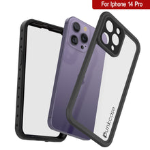 Load image into Gallery viewer, Funda resistente al agua IP68 para iPhone 14 Pro, Punkcase [transparente] [serie StudStar] [ajuste delgado] [a prueba de suciedad]
