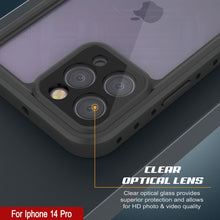 Load image into Gallery viewer, Funda resistente al agua IP68 para iPhone 14 Pro, Punkcase [transparente] [serie StudStar] [ajuste delgado] [a prueba de suciedad]

