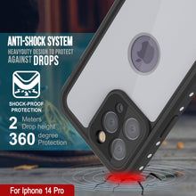 Load image into Gallery viewer, Estuche para iPhone 14 Pro resistente al agua IP68, Punkcase [Blanco] [Serie StudStar] [Ajuste Delgado] [A prueba de suciedad]
