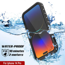 Load image into Gallery viewer, Estuche para iPhone 14 Pro resistente al agua IP68, Punkcase [Blanco] [Serie StudStar] [Ajuste Delgado] [A prueba de suciedad]
