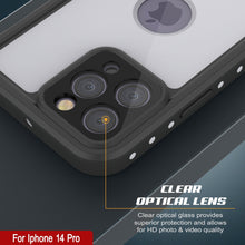 Load image into Gallery viewer, Estuche para iPhone 14 Pro resistente al agua IP68, Punkcase [Blanco] [Serie StudStar] [Ajuste Delgado] [A prueba de suciedad]
