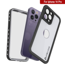 Load image into Gallery viewer, Estuche para iPhone 14 Pro resistente al agua IP68, Punkcase [Blanco] [Serie StudStar] [Ajuste Delgado] [A prueba de suciedad]

