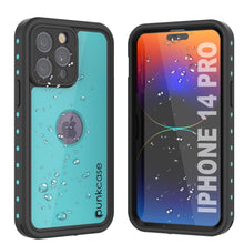Load image into Gallery viewer, Funda a prueba de agua IP68 para iPhone 14 Pro, Punkcase [Turquesa] [Serie StudStar] [Ajuste delgado]
