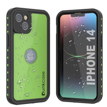 Cargar imagen en el visor de la galería, Funda impermeable IP68 para iPhone 14, de Punkcase [Verde claro] [Serie StudStar] [Ajuste delgado] [A prueba de suciedad]
