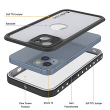 Cargar imagen en el visor de la galería, Estuche a prueba de agua IP68 para iPhone 14, Punkcase [Blanco] [Serie StudStar] [Ajuste Delgado] [A prueba de suciedad]

