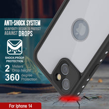 Cargar imagen en el visor de la galería, Estuche a prueba de agua IP68 para iPhone 14, Punkcase [Blanco] [Serie StudStar] [Ajuste Delgado] [A prueba de suciedad]

