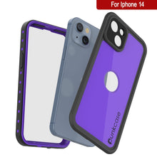 Cargar imagen en el visor de la galería, Funda al agua IP68 para iPhone 14, Punkcase [Morado] [Serie StudStar] [Ajuste fino] [A prueba de suciedad].
