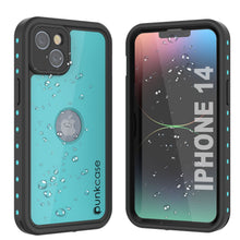 Cargar imagen en el visor de la galería, Carcasa sumergible iPhone 14 IP68, Punkcase [Turquesa] [Serie StudStar] [Ajuste Delgado]
