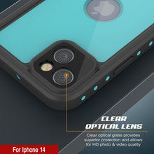 Cargar imagen en el visor de la galería, Carcasa sumergible iPhone 14 IP68, Punkcase [Turquesa] [Serie StudStar] [Ajuste Delgado]

