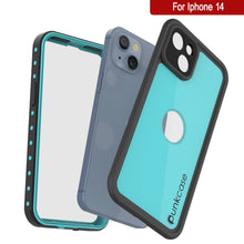 Cargar imagen en el visor de la galería, Carcasa sumergible iPhone 14 IP68, Punkcase [Turquesa] [Serie StudStar] [Ajuste Delgado]
