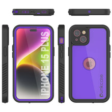 Load image into Gallery viewer, Funda impermeable IP68 para iPhone 16 Plus, Punkcase [morada] [Serie StudStar] [Ajuste fino] [A prueba de suciedad]
