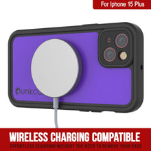 Load image into Gallery viewer, Funda impermeable IP68 para iPhone 16 Plus, Punkcase [morada] [Serie StudStar] [Ajuste fino] [A prueba de suciedad]

