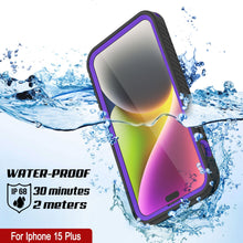Load image into Gallery viewer, Funda impermeable IP68 para iPhone 16 Plus, Punkcase [morada] [Serie StudStar] [Ajuste fino] [A prueba de suciedad]
