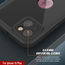 Load image into Gallery viewer, Funda impermeable IP68 para iPhone 16 Plus, Punkcase [Negra] [Serie StudStar] [Ajuste ajustado]
