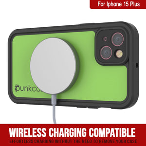Funda impermeable IP68 para iPhone 16 Plus, Punkcase [Verde claro] [Serie StudStar] [Ajuste fino] [A prueba de suciedad]