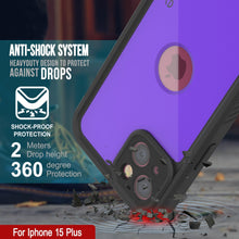 Cargar imagen en el visor de la galería, Funda a prueba de agua IP68 para iPhone 15 Plus, Punkcase [Morado] [Serie StudStar] [Ajuste Delgado] [A prueba de suciedad]
