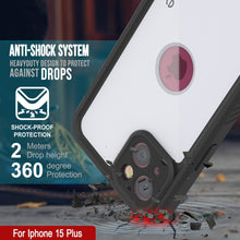 Load image into Gallery viewer, Funda impermeable IP68 para iPhone 16 Plus, Punkcase [blanca] [Serie StudStar] [Ajuste fino] [A prueba de suciedad]
