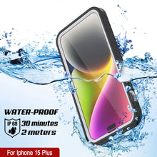 Load image into Gallery viewer, Funda impermeable IP68 para iPhone 16 Plus, Punkcase [blanca] [Serie StudStar] [Ajuste fino] [A prueba de suciedad]
