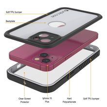 Load image into Gallery viewer, Funda impermeable IP68 para iPhone 16 Plus, Punkcase [blanca] [Serie StudStar] [Ajuste fino] [A prueba de suciedad]
