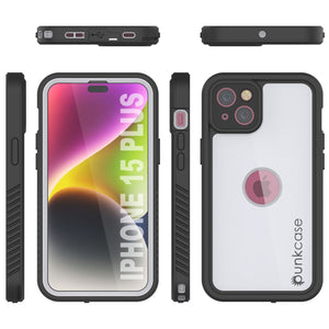 Funda impermeable IP68 para iPhone 16 Plus, Punkcase [blanca] [Serie StudStar] [Ajuste fino] [A prueba de suciedad]