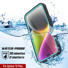 Load image into Gallery viewer, Funda impermeable IP68 para iPhone 16 Plus, Punkcase [azul verdoso] [Serie StudStar] [Ajuste ajustado]
