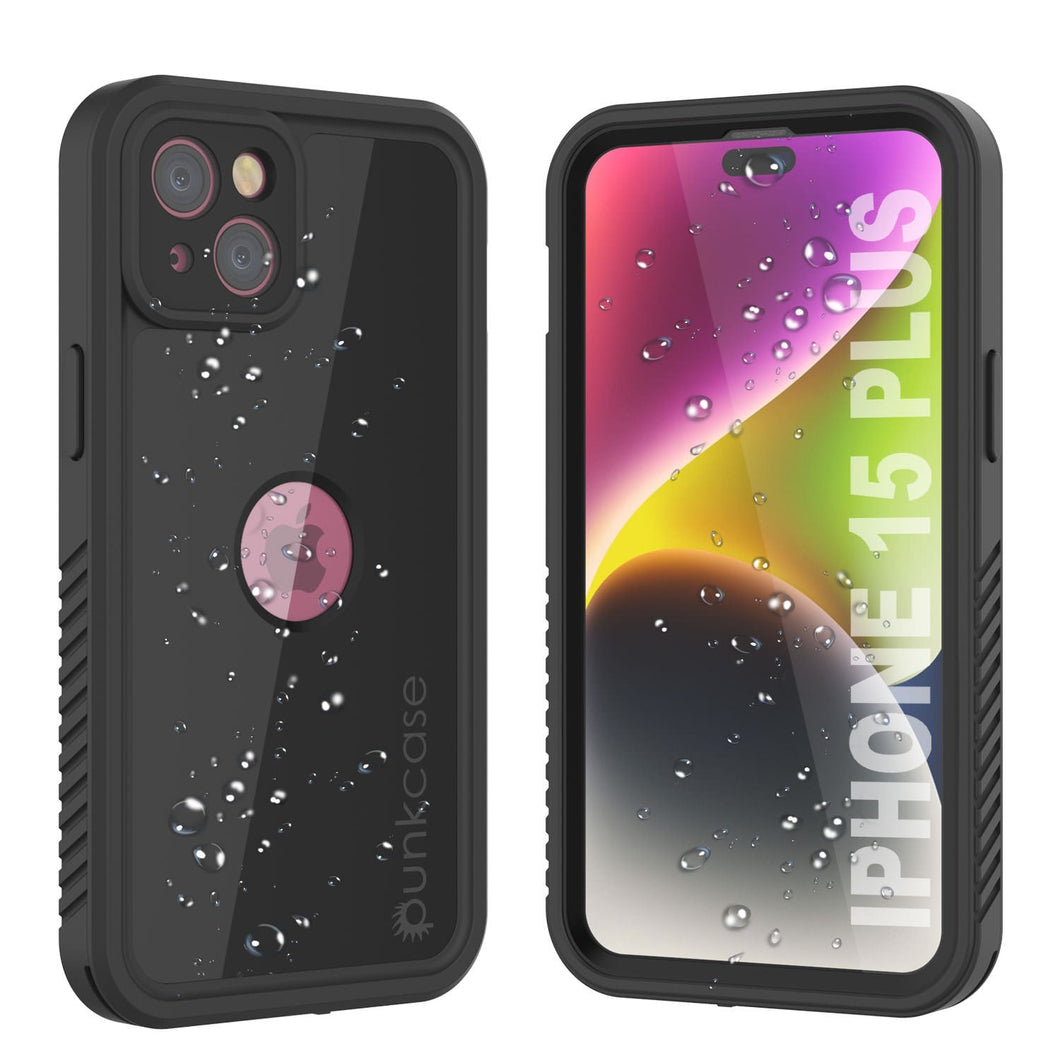 Funda impermeable IP68 para iPhone 16 Plus, Punkcase [Negra] [Serie StudStar] [Ajuste ajustado]