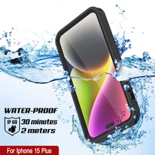 Load image into Gallery viewer, Funda impermeable IP68 para iPhone 16 Plus, Punkcase [Transparente] [Serie StudStar] [Ajuste fino] [A prueba de suciedad]
