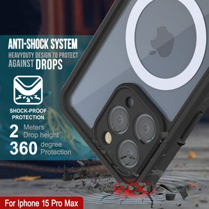 Productos Funda impermeable para iPhone 15 Pro Max, Punkcase [Extreme Series] cubierta armadura con protector de pantalla incorporado [verde claro]