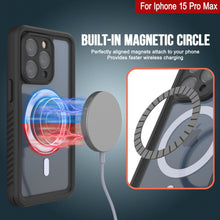 Cargar imagen en el visor de la galería, Productos Funda impermeable para iPhone 15 Pro Max, Punkcase [Extreme Series] cubierta armadura con protector de pantalla incorporado [verde claro]
