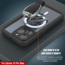 Cargar imagen en el visor de la galería, Productos Funda impermeable para iPhone 15 Pro Max, Punkcase [Extreme Series] cubierta armadura con protector de pantalla incorporado [verde claro]
