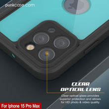 Cargar imagen en el visor de la galería, Funda impermeable IP68 para iPhone 16 Pro Max, Punkcase [azul verdoso] [Serie StudStar] [Ajuste ajustado]
