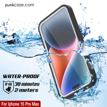 Cargar imagen en el visor de la galería, Funda impermeable IP68 para iPhone 16 Pro Max, Punkcase [blanca] [Serie StudStar] [Ajuste fino] [A prueba de suciedad]
