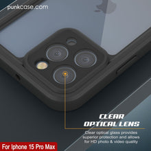 Cargar imagen en el visor de la galería, Funda impermeable IP68 para iPhone 16 Pro Max, Punkcase [Transparente] [Serie StudStar] [Ajuste fino] [A prueba de suciedad]
