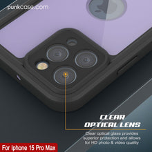 Cargar imagen en el visor de la galería, Funda impermeable IP68 para iPhone 16 Pro Max, Punkcase [Lila] [Serie StudStar] [Ajuste fino] [A prueba de suciedad]
