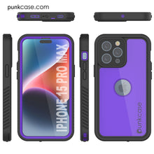 Cargar imagen en el visor de la galería, Funda impermeable IP68 para iPhone 16 Pro Max, Punkcase [morada] [Serie StudStar] [Ajuste fino] [A prueba de suciedad]
