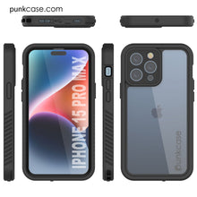 Cargar imagen en el visor de la galería, Funda impermeable IP68 para iPhone 16 Pro Max, Punkcase [Transparente] [Serie StudStar] [Ajuste fino] [A prueba de suciedad]
