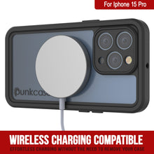Cargar imagen en el visor de la galería, iPhone 15 Pro Waterproof Case, Funda resistente al agua Punkcase [Extreme Series] con protector de pantalla incorporado [Negro]
