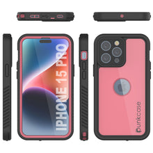 Cargar imagen en el visor de la galería, Funda impermeable IP68 para iPhone 16 Pro, Punkcase [rosa] [Serie StudStar] [Ajuste fino] [A prueba de suciedad]
