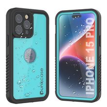 Load image into Gallery viewer, Funda impermeable IP68 para iPhone 16 Pro, Punkcase [azul verdoso] [Serie StudStar] [Ajuste ajustado]
