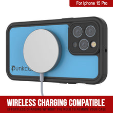Cargar imagen en el visor de la galería, Funda impermeable IP68 para iPhone 16 Pro, Punkcase [Azul claro] [Serie StudStar] [Ajuste fino] [A prueba de suciedad]
