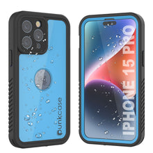 Cargar imagen en el visor de la galería, Funda impermeable IP68 para iPhone 16 Pro, Punkcase [Azul claro] [Serie StudStar] [Ajuste fino] [A prueba de suciedad]
