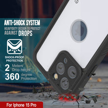 Cargar imagen en el visor de la galería, Funda impermeable IP68 para iPhone 16 Pro, Punkcase [blanca] [Serie StudStar] [Ajuste fino] [A prueba de suciedad]
