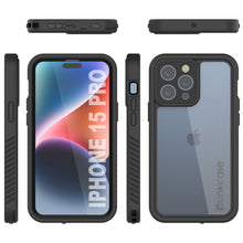Cargar imagen en el visor de la galería, Funda impermeable IP68 para iPhone 16 Pro, Punkcase [Transparente] [Serie StudStar] [Ajuste fino] [A prueba de suciedad]
