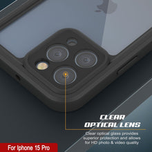 Cargar imagen en el visor de la galería, Funda impermeable IP68 para iPhone 16 Pro, Punkcase [Transparente] [Serie StudStar] [Ajuste fino] [A prueba de suciedad]
