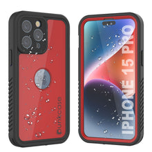 Load image into Gallery viewer, Funda impermeable IP68 para iPhone 16 Pro, Punkcase [Roja] [Serie StudStar] [Ajuste ajustado]
