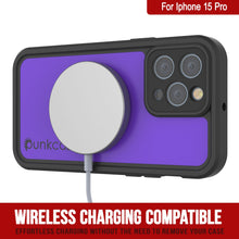 Cargar imagen en el visor de la galería, Funda impermeable IP68 para iPhone 16 Pro, Punkcase [morada] [Serie StudStar] [Ajuste fino] [A prueba de suciedad]
