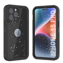 Cargar imagen en el visor de la galería, Funda impermeable IP68 para iPhone 16 Pro, Punkcase [Negra] [Serie StudStar] [Ajuste ajustado]
