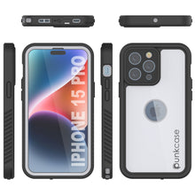 Cargar imagen en el visor de la galería, Funda iPhone 15 Pro resistente al agua IP68, Punkcase [Blanca] [Serie StudStar] [Ajuste Delgado] [A prueba de suciedad]
